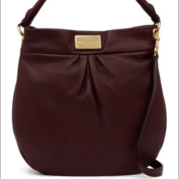 Marc Jacobs Burgundy Hobo Bag - Picture 2 of 5